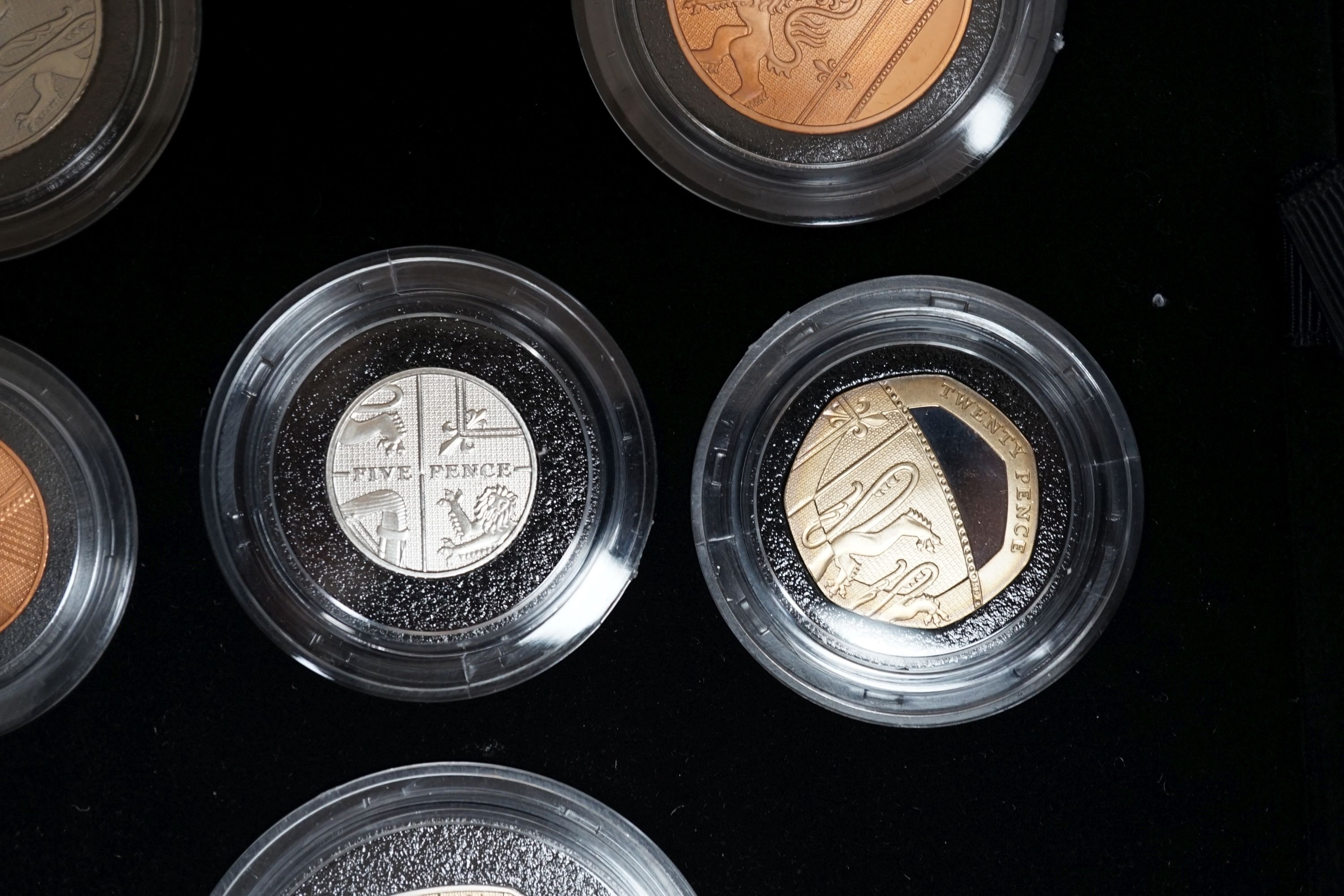 A 2012 UK premium proof coin collection